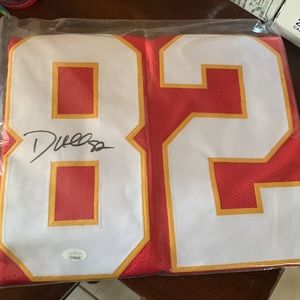 Dante Hall authenticated autographed Kansas City Chiefs Jersey